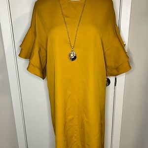 Mustard Party Dress